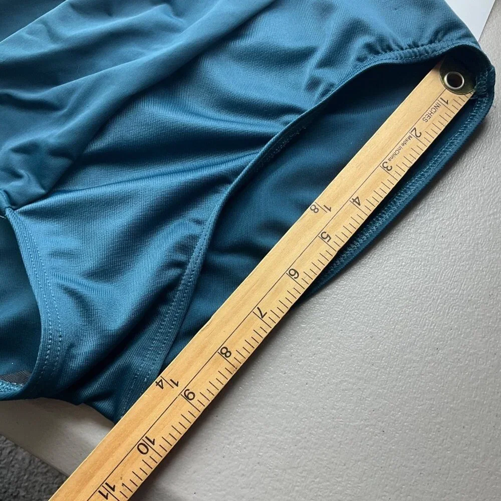 Miraclesuit Large Nova Green Must Have Oceanus One-Piece Swimsuit Draped - Picture 10 of 16